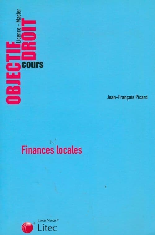 Finances locales - Jean-François Picard