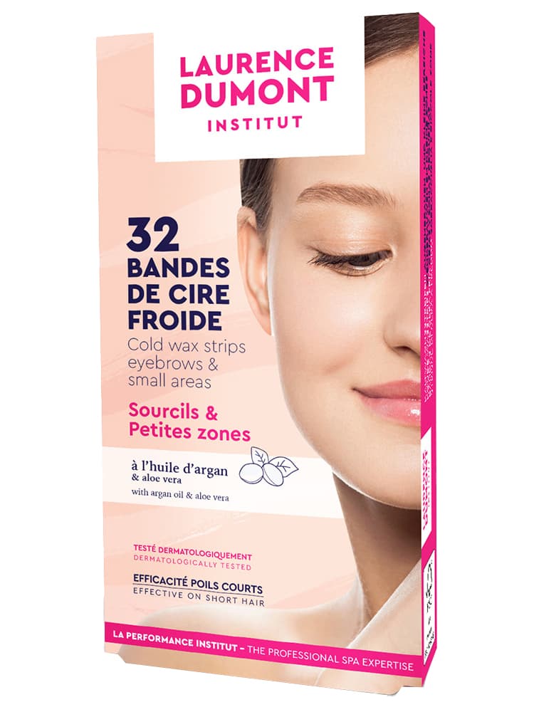 Laurence Dumont Institut 32 Bandes de Cire Froide Sourcils & Petites Zones